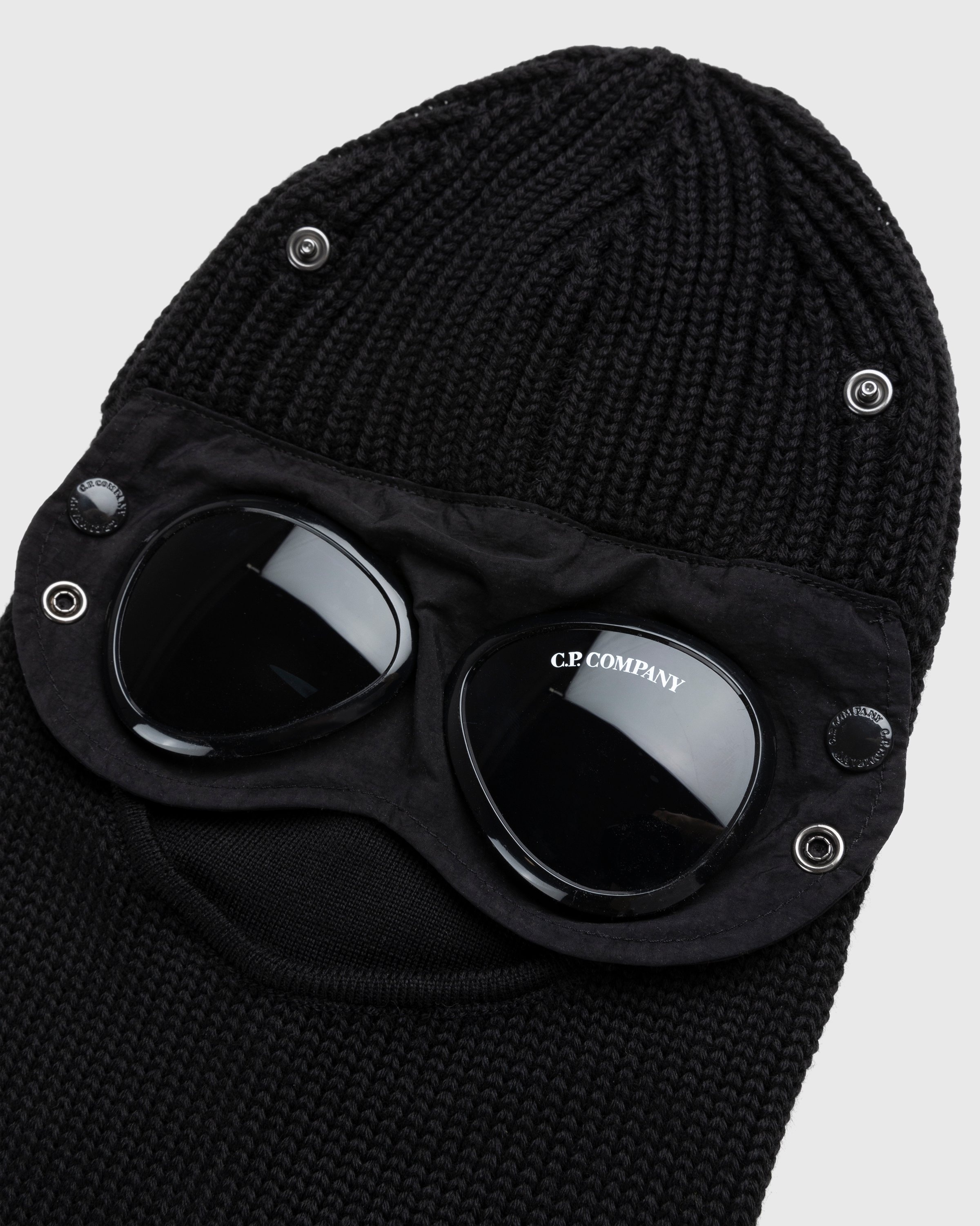 C.P.COMPANY]MERINO WOOL BALACLAVA BLACK-