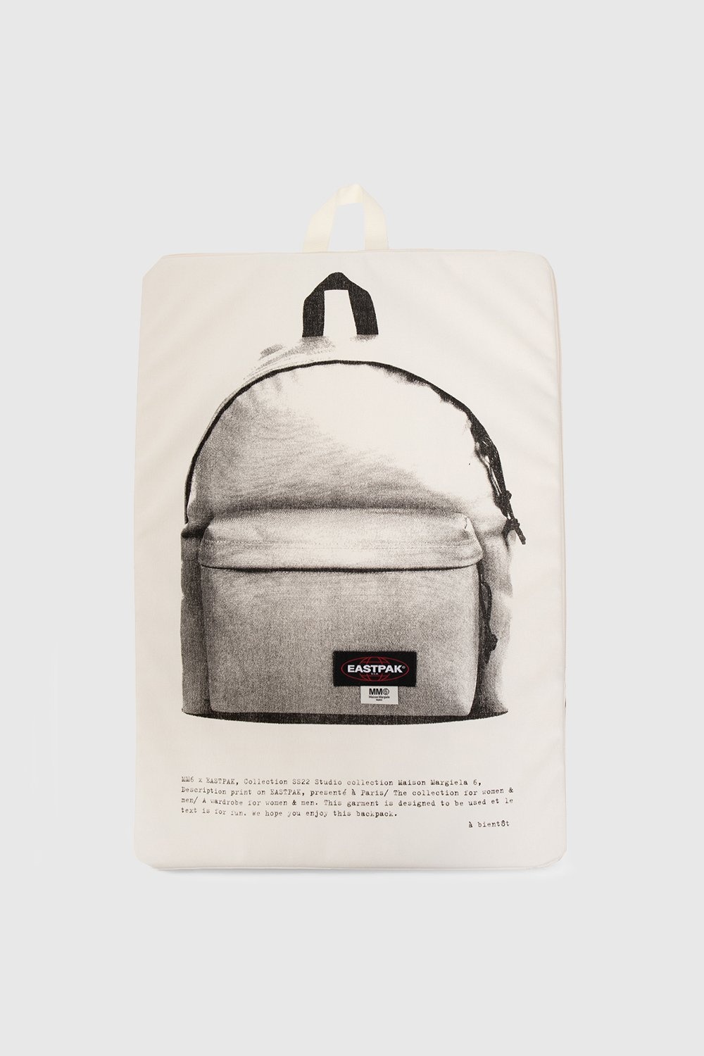 MM6 Maison Margiela x Eastpak – Zaino Backpack Whisper White - Backpacks - White - Image 1