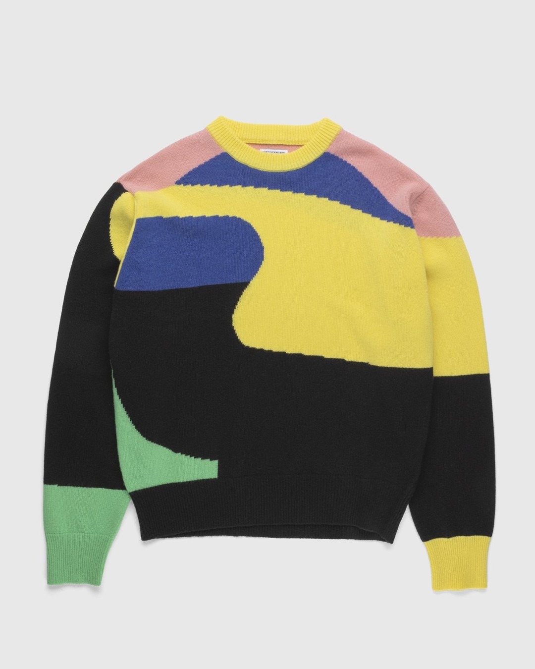 Honey Fucking Dijon x Eli Avaf – Crewneck Knitted Sweater - Crewnecks - Multi - Image 1