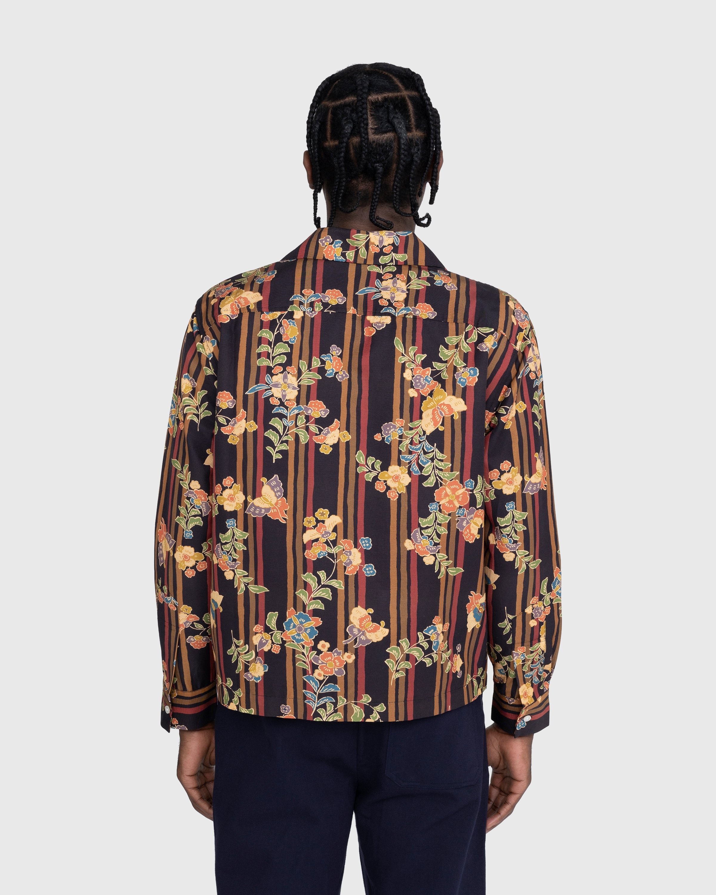 Bode – Butterfly Stripe Long-Sleeve Shirt Multi - Shirts - Multi - Image 4