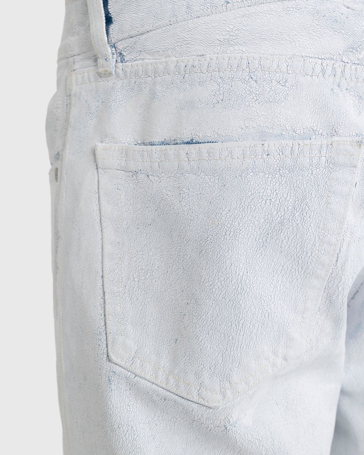 Maison Margiela – 5-Pocket Paint Jeans White - Pants - White - Image 5