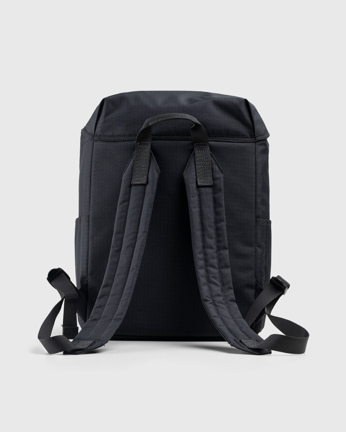 Acne Studios – Large Ripstop Backpack Black/Khaki Green - Bags - Black - Image 3