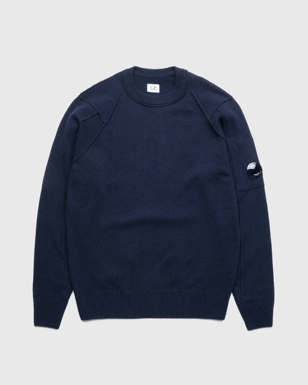 C.P. Company – Lambswool Jumper Black - Knitwear - Black - Image 1