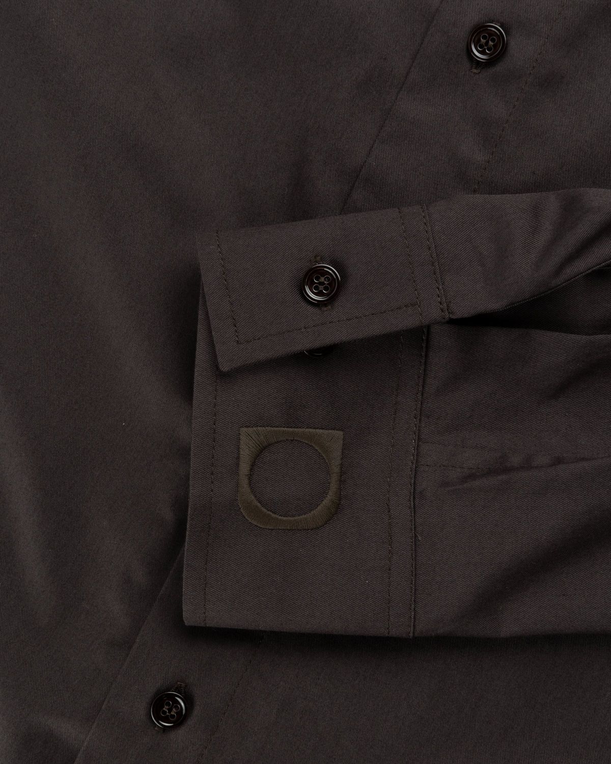 Diomene by Damir Doma – Button-Down Overshirt Licorice - Longsleeve Shirts - Beige - Image 6