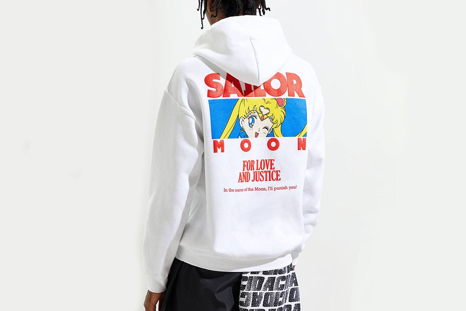Sailor Moon Puff Print Hoodie Sweatshirt