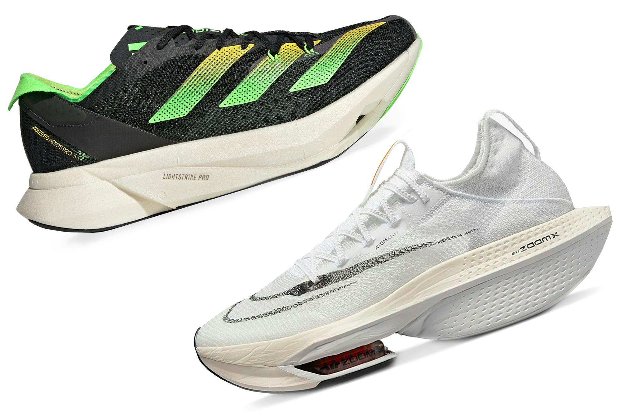 Rey Lear Cilios repetir Nike Alphafly Next% 2 vs adidas Adios Pro 3: Release Info