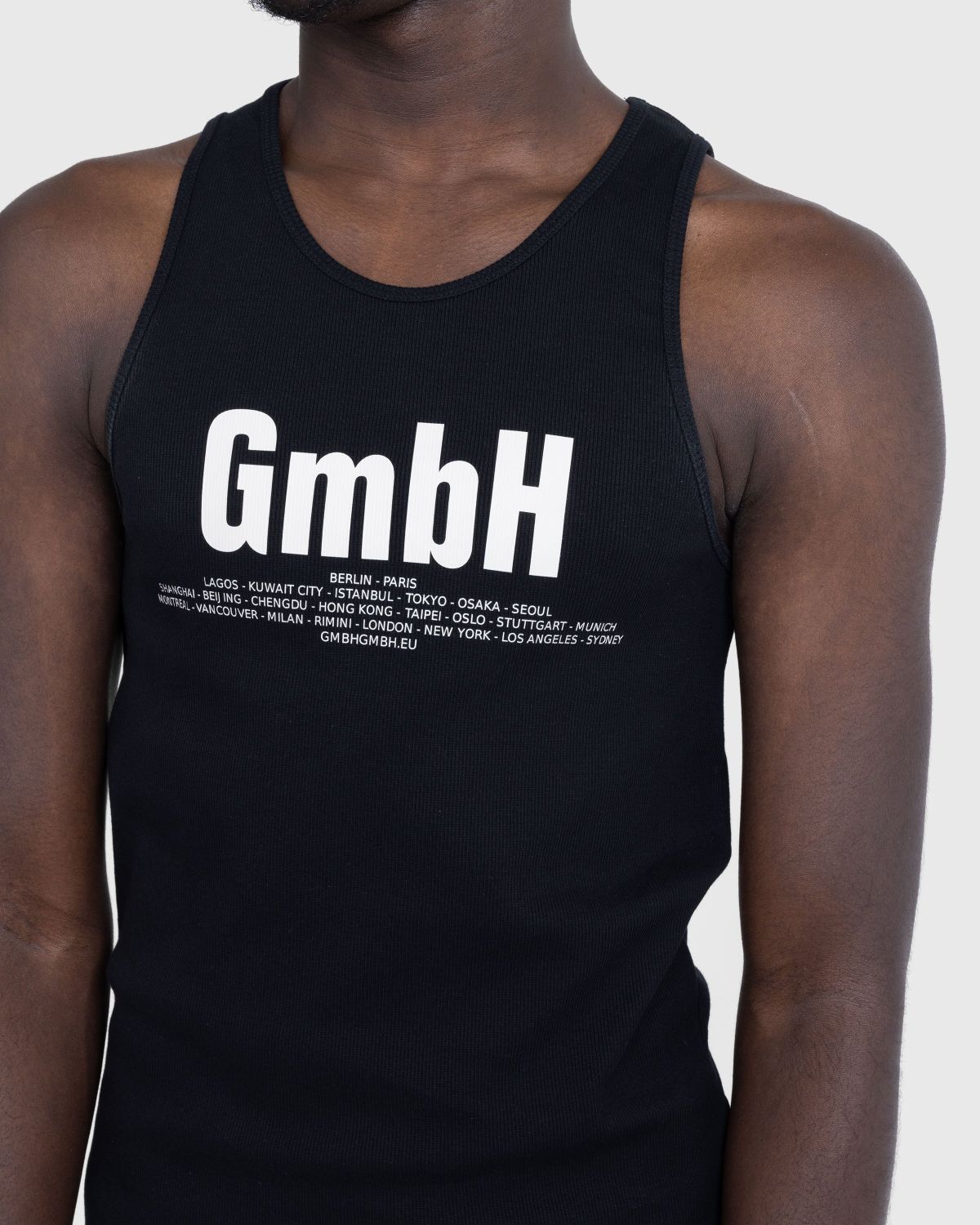GmbH – Ali Tank Top Black - Men Tops - Black - Image 5