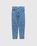 Fatin Denim Trousers Indigo With Print