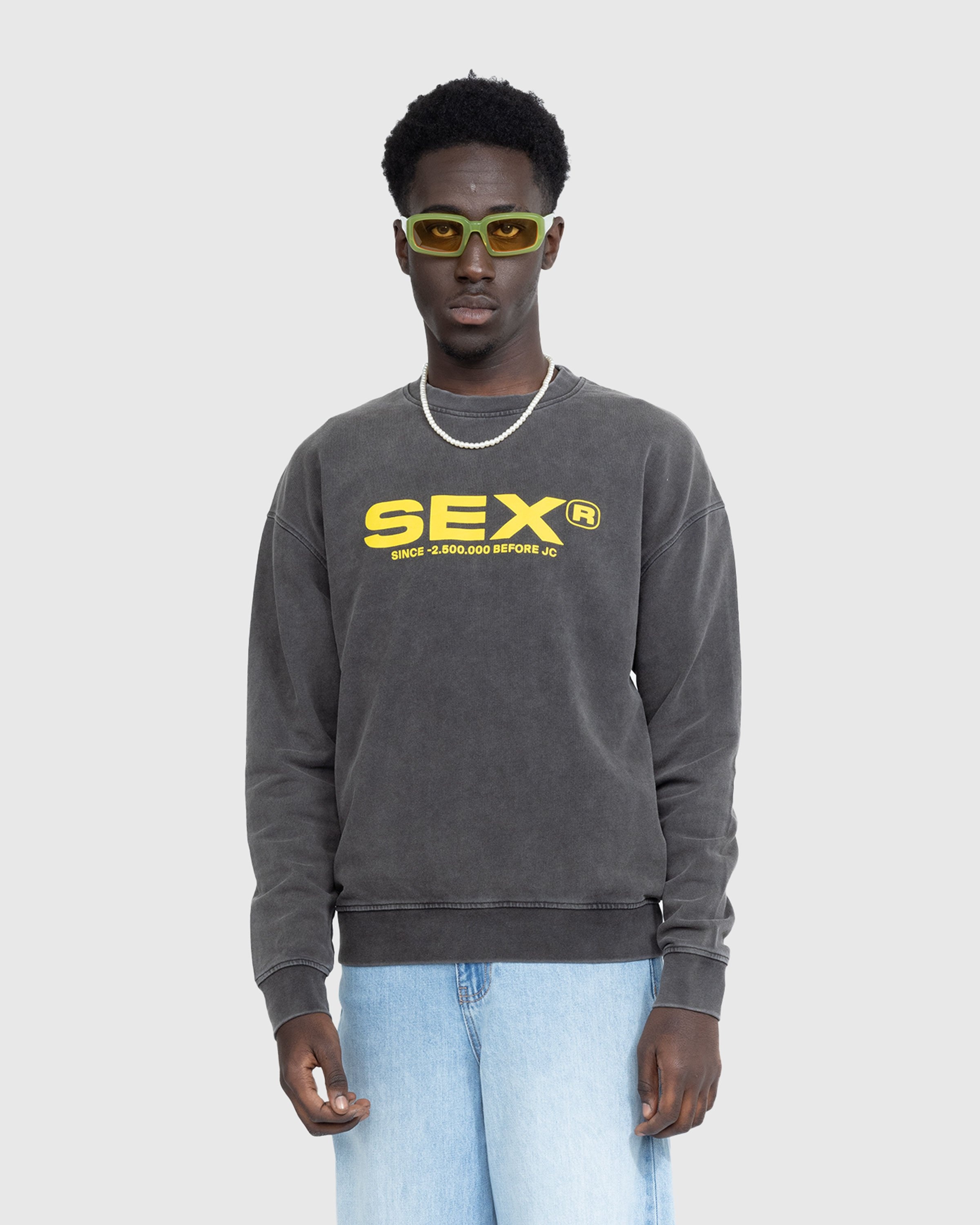 Carne Bollente – Oops, I Did It Again Sweatshirt Washed Black - Knitwear - Black - Image 5