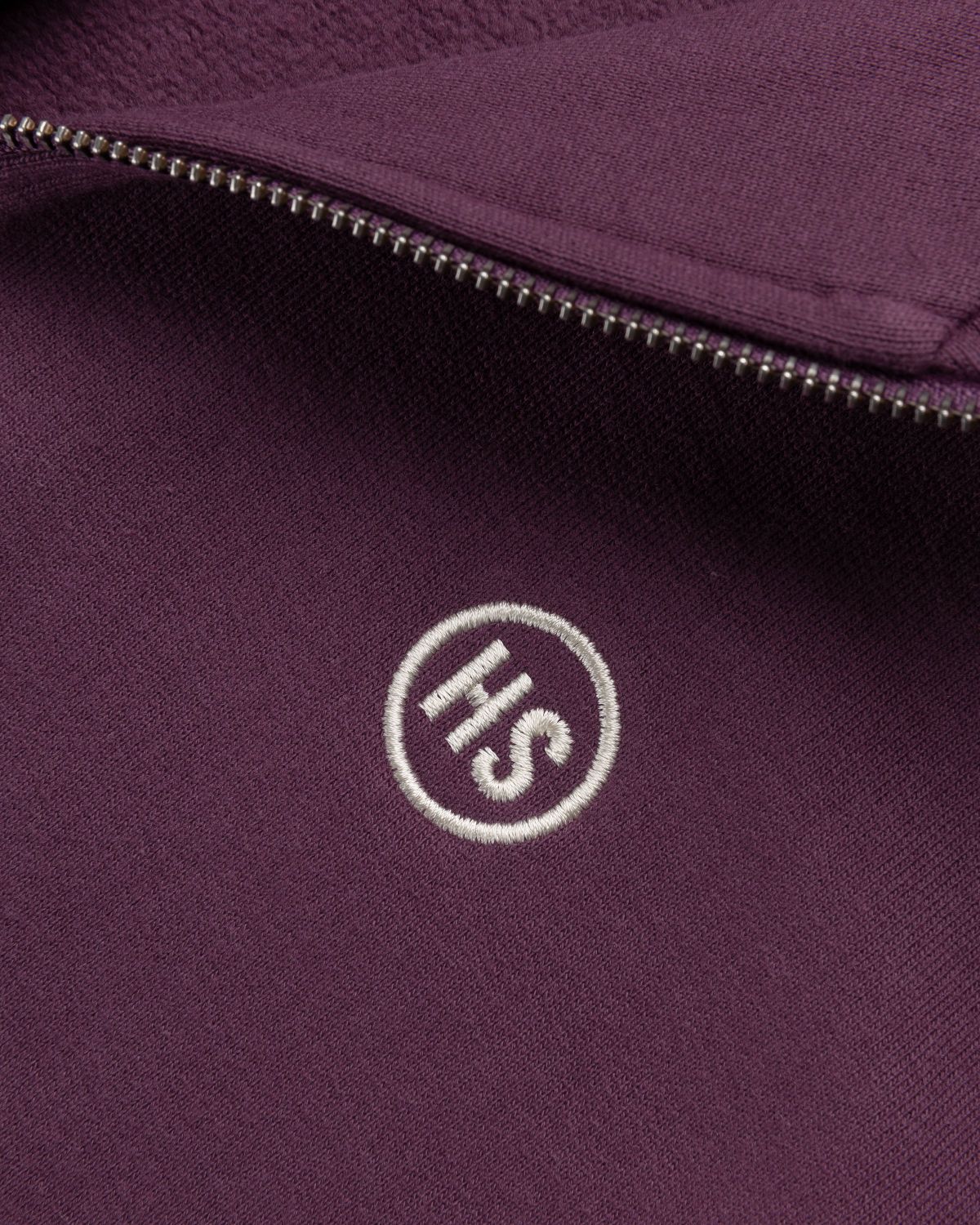 BEINGHUNTED x Highsnobiety – BERLIN, BERLIN 3 Zip Mock Neck Purple - Sweats - Purple - Image 4
