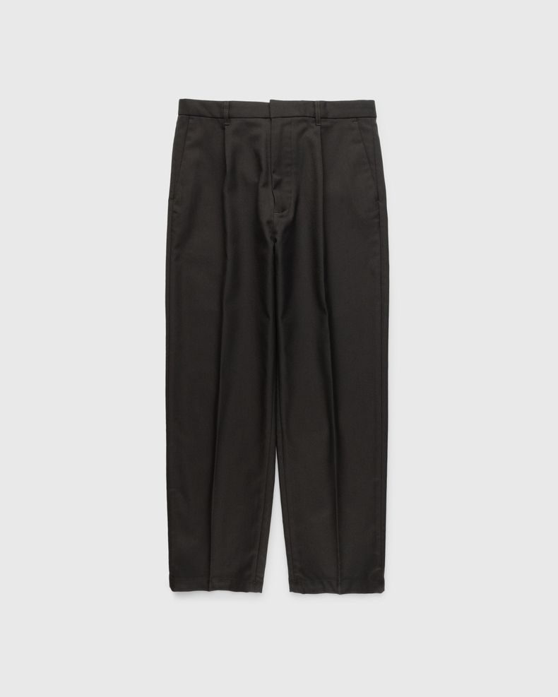 Wool Dress Pants Dark Gray