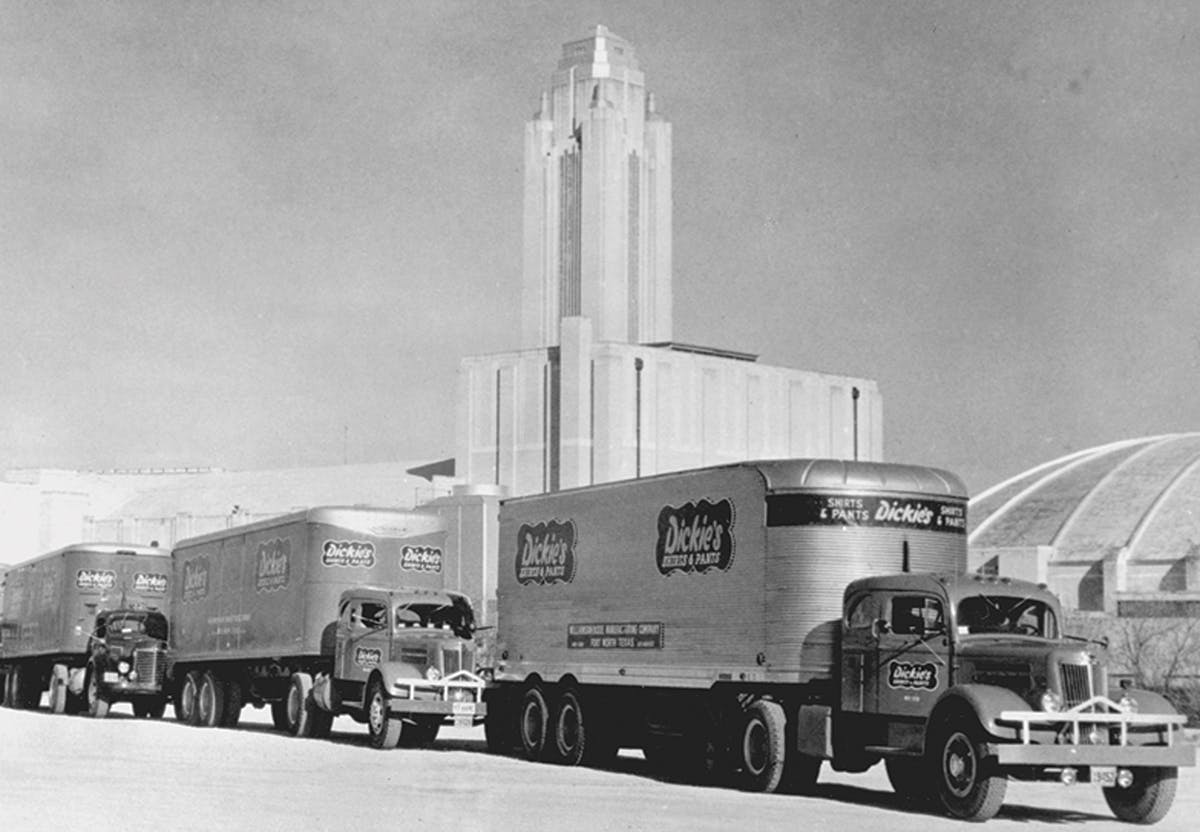 Dickies’ fleet of lorries.