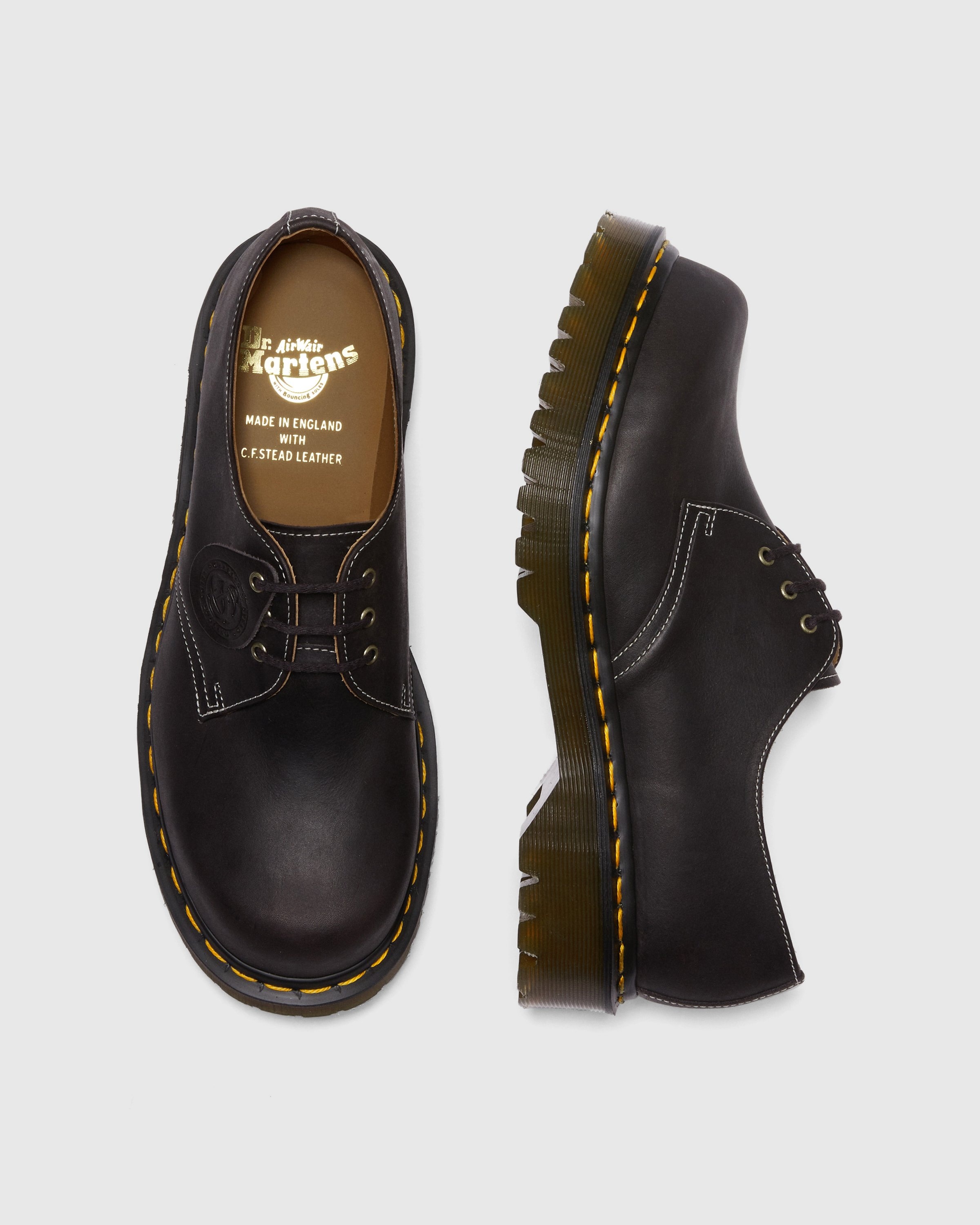 Dr. Martens – 1460 Pascal Charcoal Gray Phoenix - Shoes - Grey - Image 4