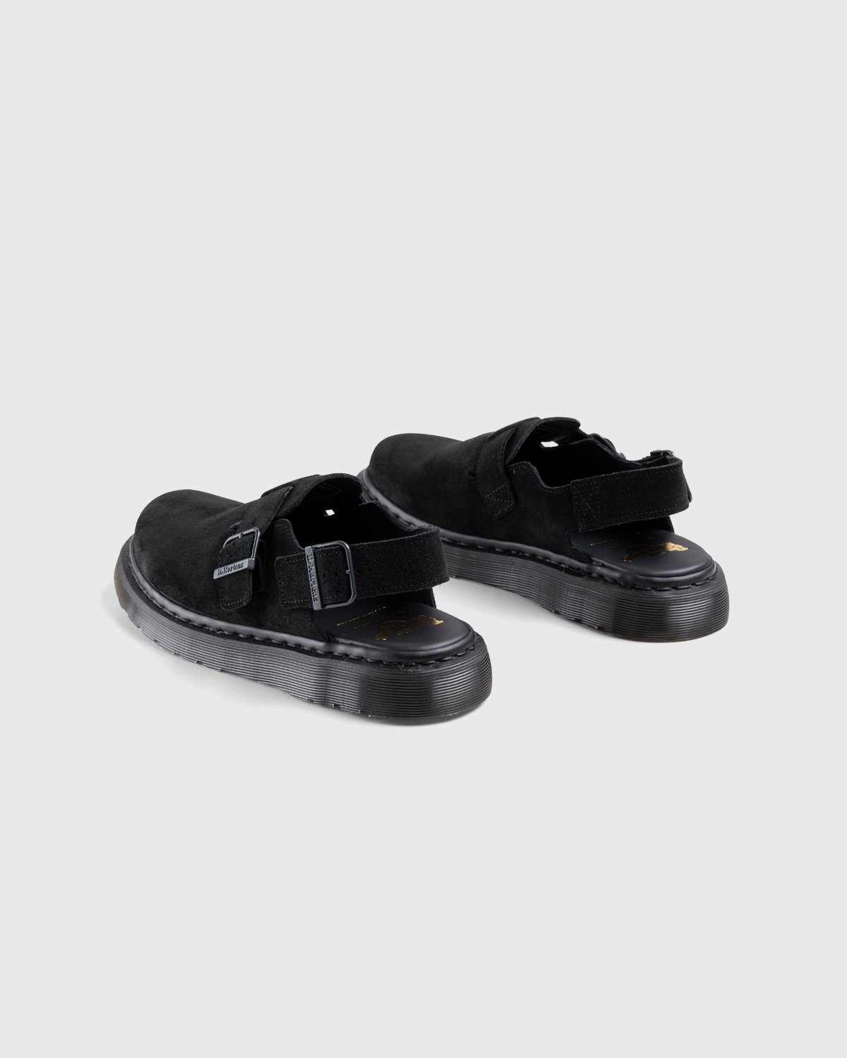 Dr. Martens – Jorge Black Repello Calf Suede - Sandals & Slides - Black - Image 4
