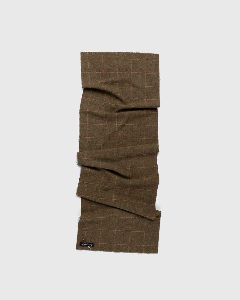 Our Legacy – Moor Check Shawl Scarf Beige