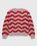 Highsnobiety HS05 – Alpaca Fuzzy Wave Sweater Pale Rose/Red - Knitwear - Multi - Image 2
