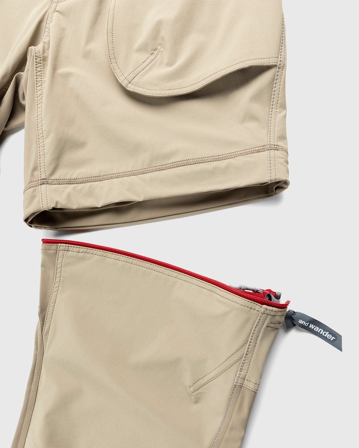 And Wander – Trek 2Way Pants Beige - Pants - Beige - Image 3