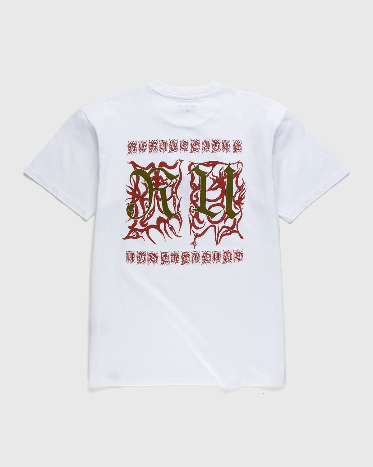 Carhartt WIP x Herrensauna – Logo T-Shirt White Wine Cypress - T-Shirts - White - Image 1