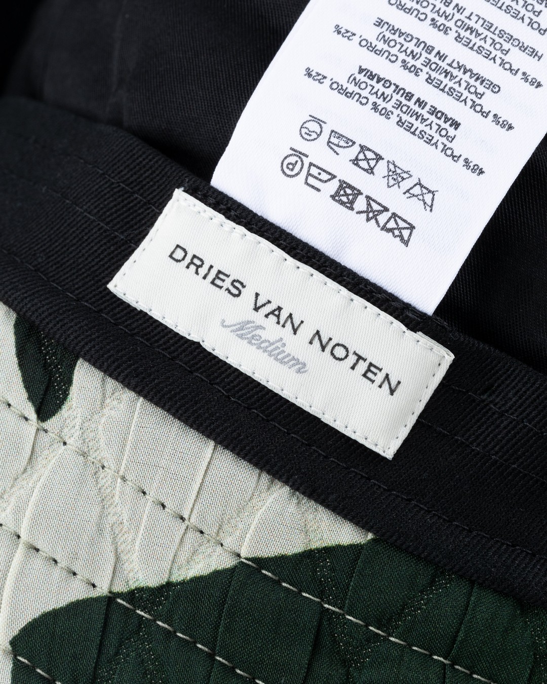 Dries van Noten – Gilly Hat Green - Hats - Black - Image 3