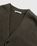 Acne Studios – Wool Blend V-Neck Cardigan Sweater Forest Green - Knitwear - Grey - Image 3