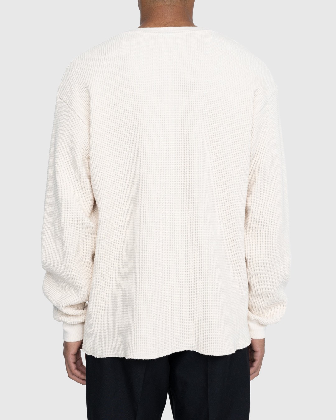 Highsnobiety – Thermal Crew Eggshell - Sweats - Beige - Image 5