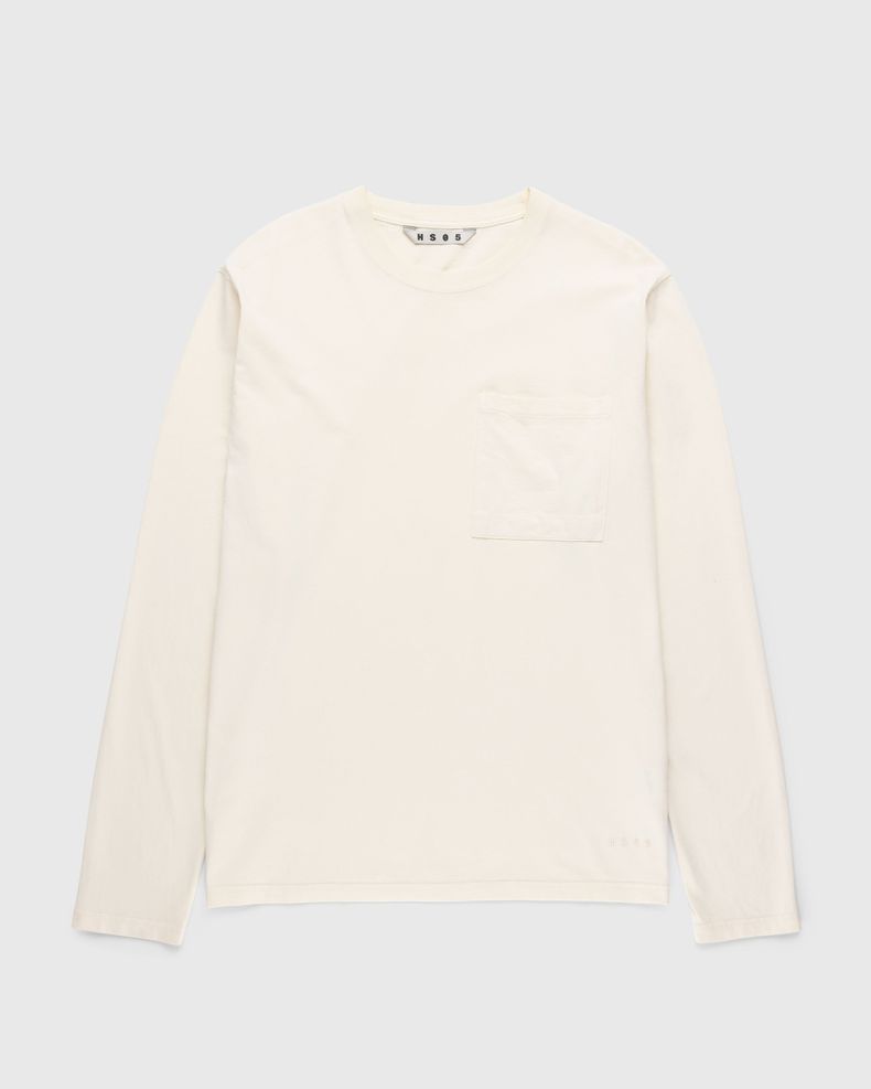 Pigment Dyed Boxy Long Sleeves Jersey Natural