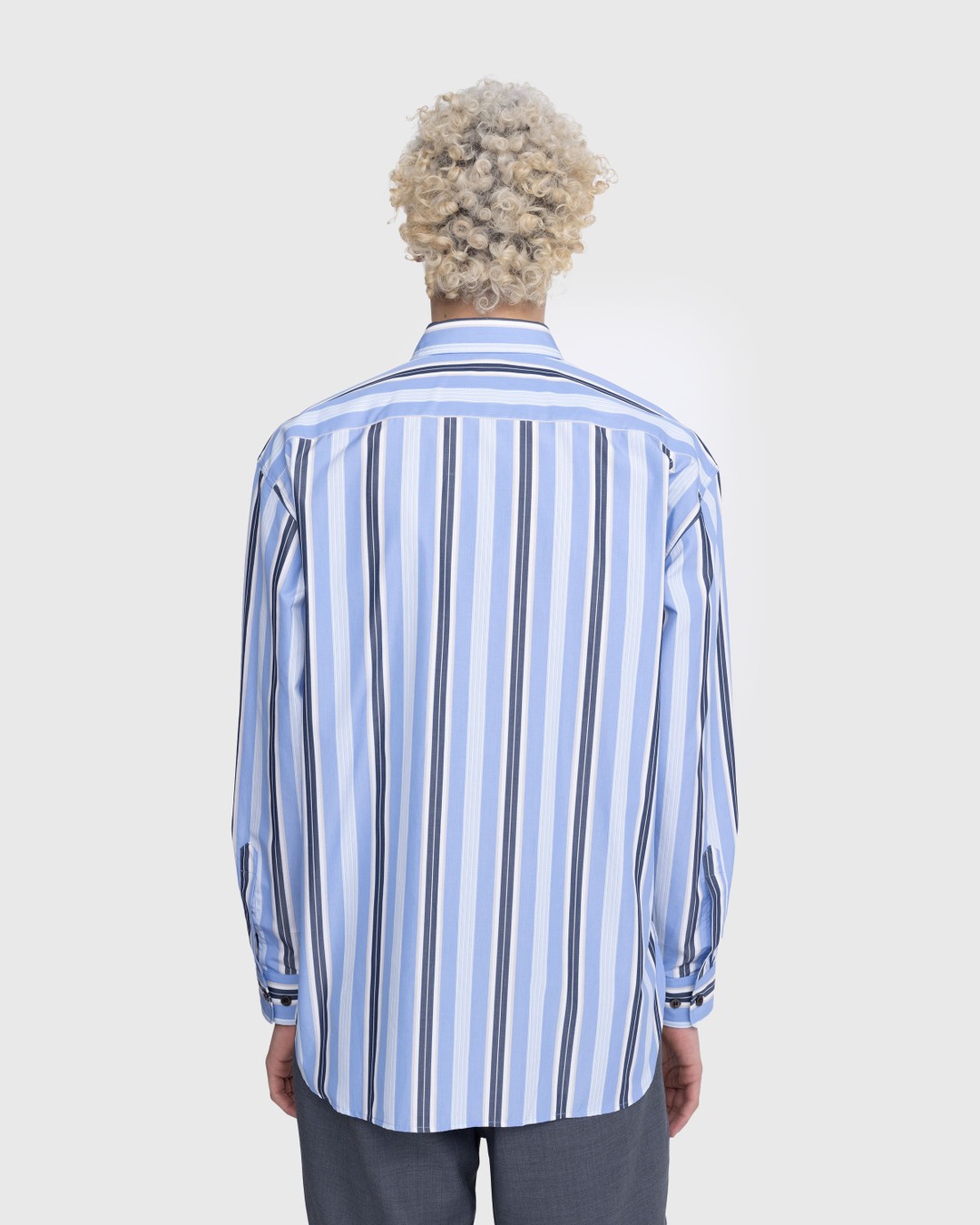 Dries van Noten – Croom Shirt Light Blue - Shirts - Blue - Image 3