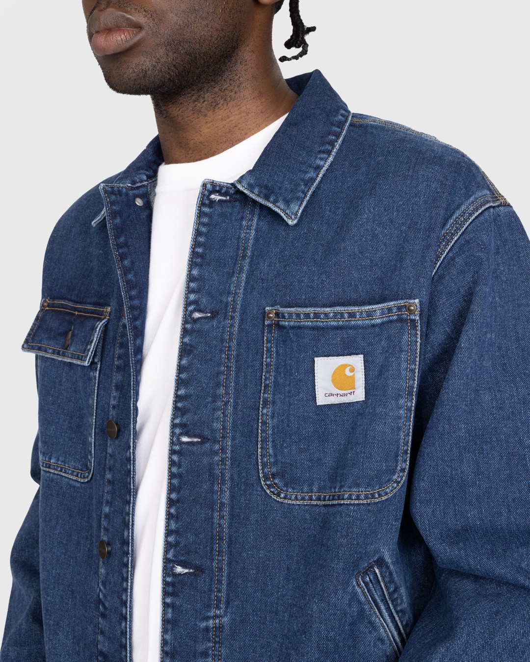 Carhartt WIP – Saledo Jacket Stonewashed Blue - Outerwear - Blue - Image 4