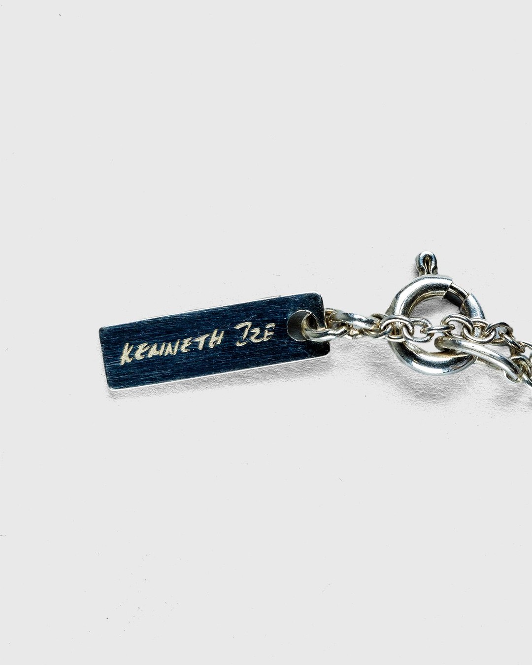 Nita – Kenneth Ize Graphic Necklace Transparent - Jewelry - Silver - Image 4