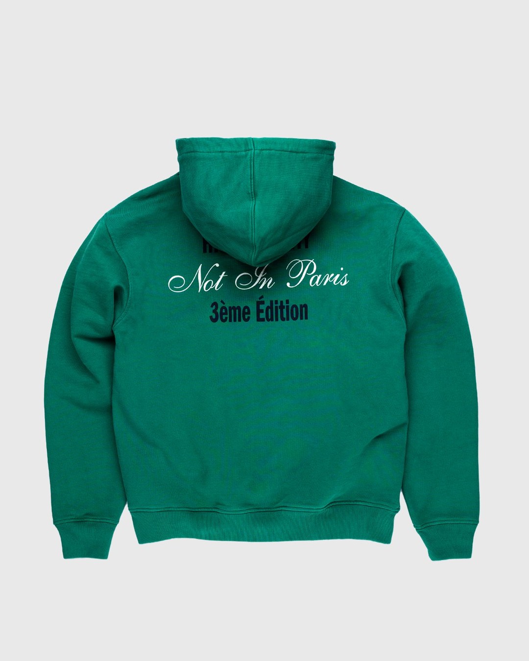 Highsnobiety – Not In Paris 3 Hoodie Green - Sweats - Green - Image 2