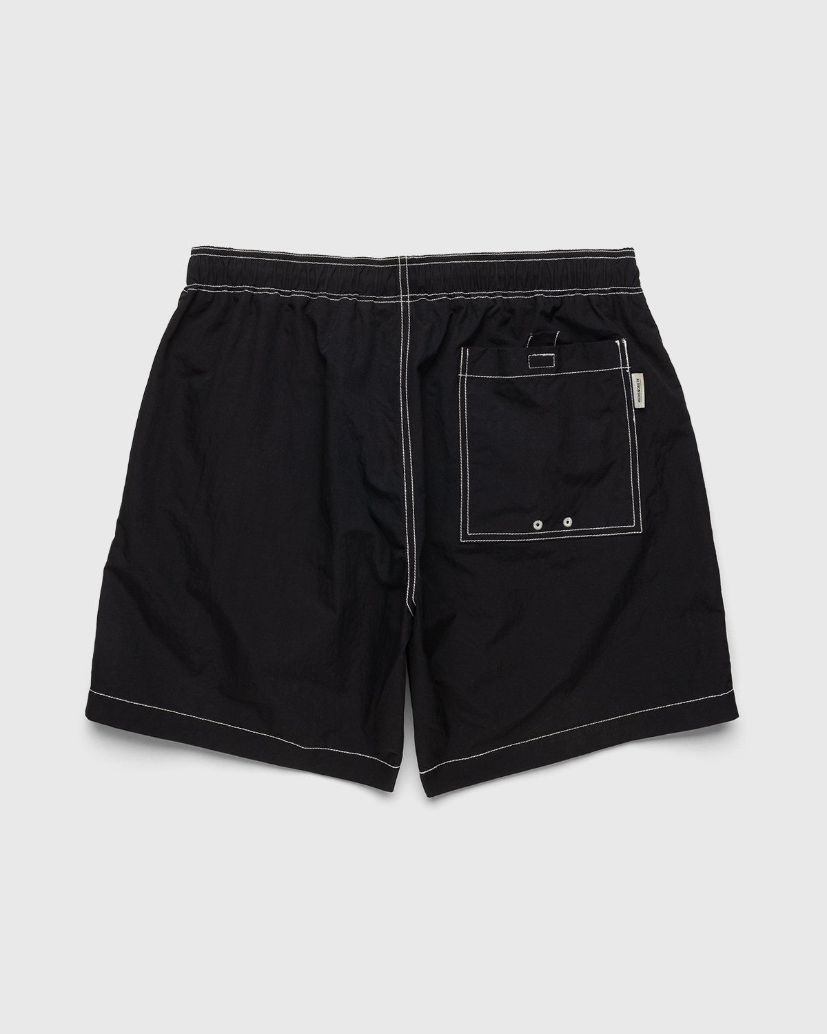 Highsnobiety – Contrast Brushed Nylon Water Shorts Black - Active Shorts - Black - Image 2