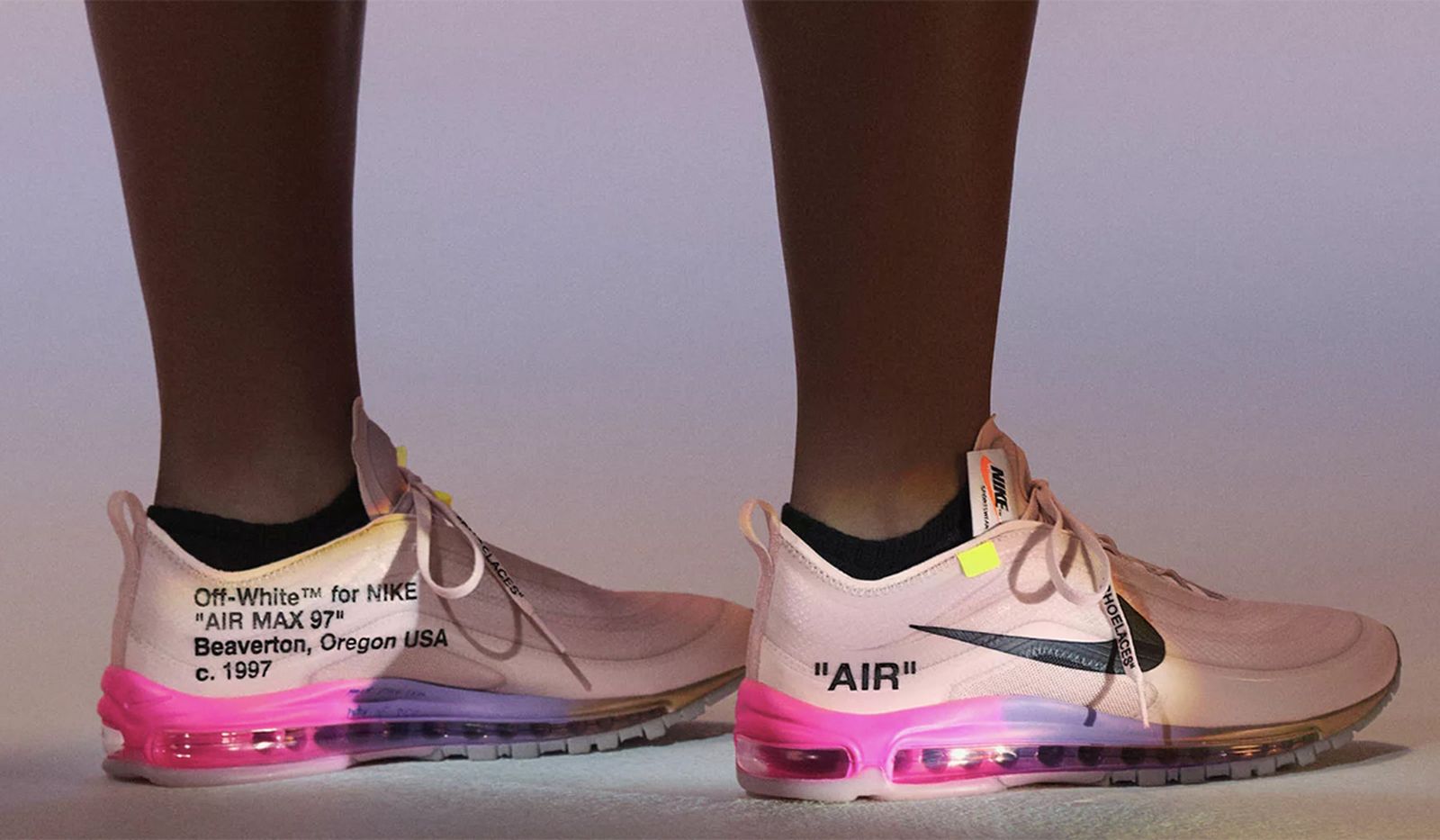 OFF-WHITE x pink and white air max Nike Air Max 97 “Queen”: Official Release Info