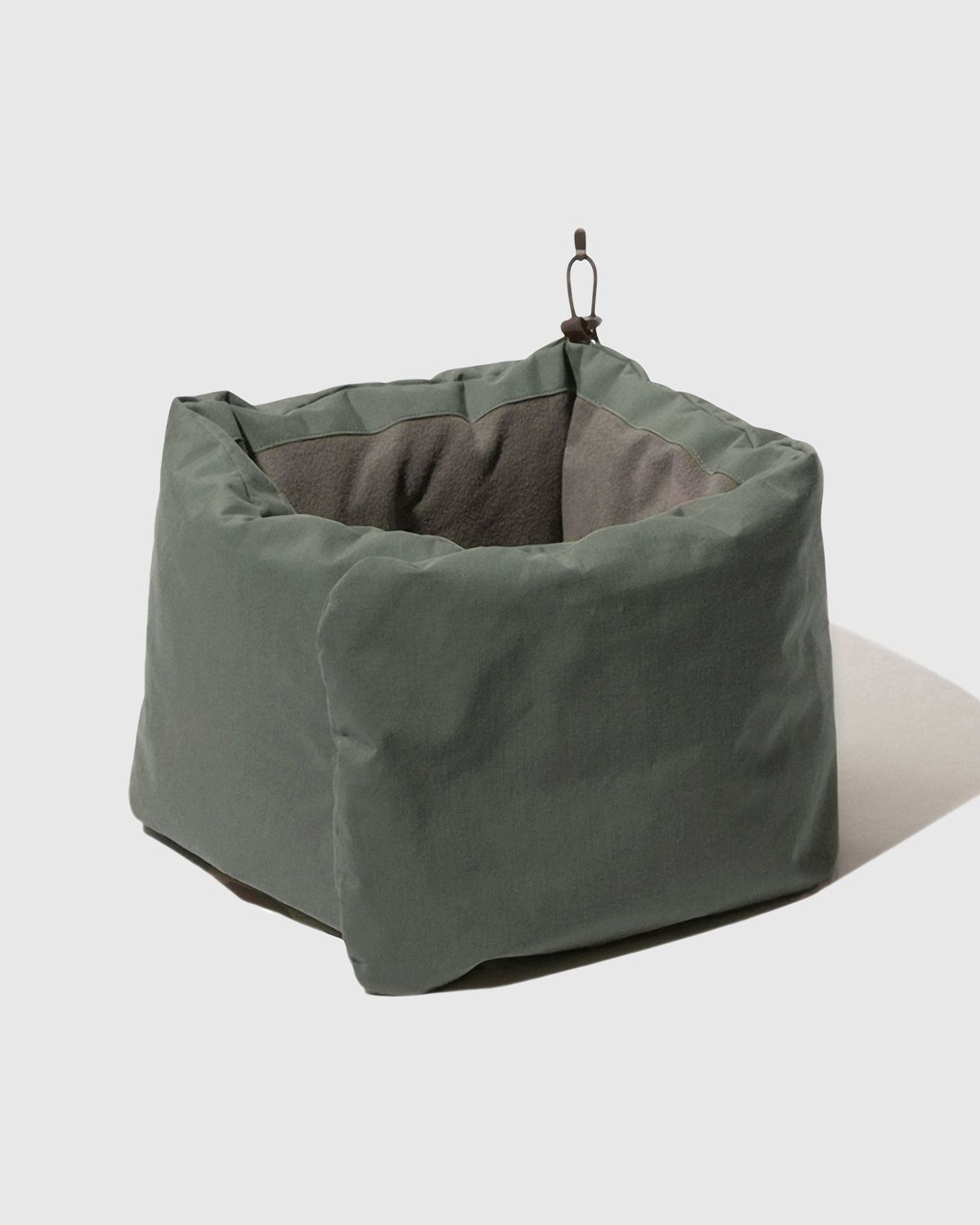 Snow Peak – Fire-Resistant 2 Layer Down Neck Warmer Forest Green - Scarves - Green - Image 3