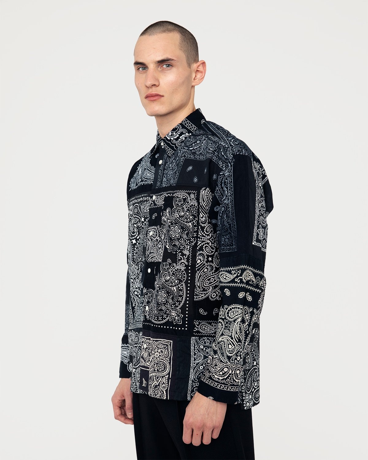 Black bandana shirt best sale
