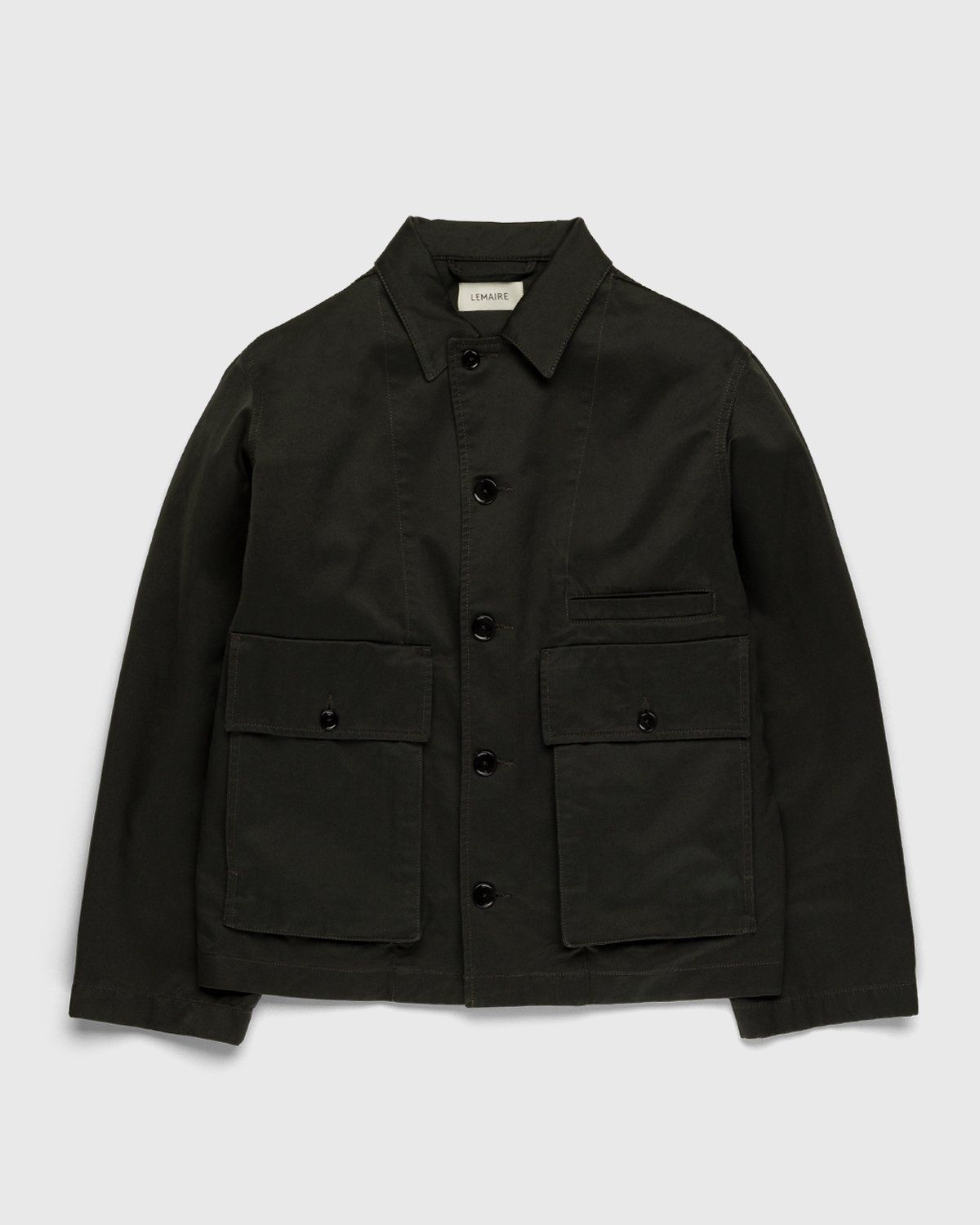 Lemaire – Boxy Blouson Dark Slate Green - Outerwear - Grey - Image 1