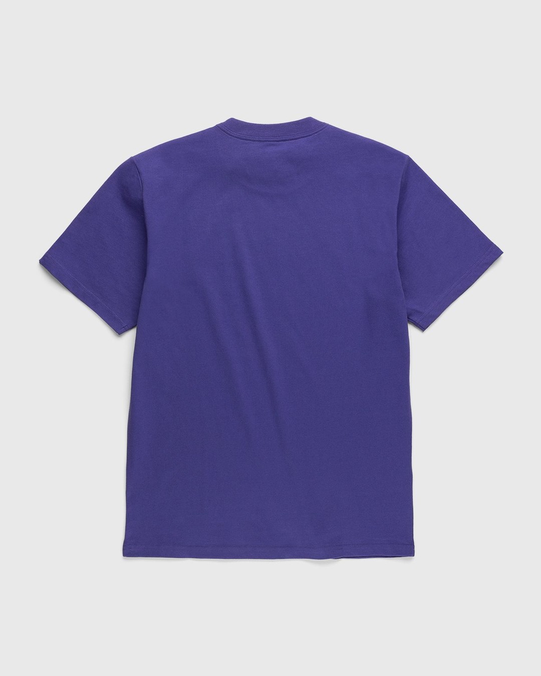 Carhartt WIP – University Script T-Shirt Razzmic White - Tops - Purple - Image 2