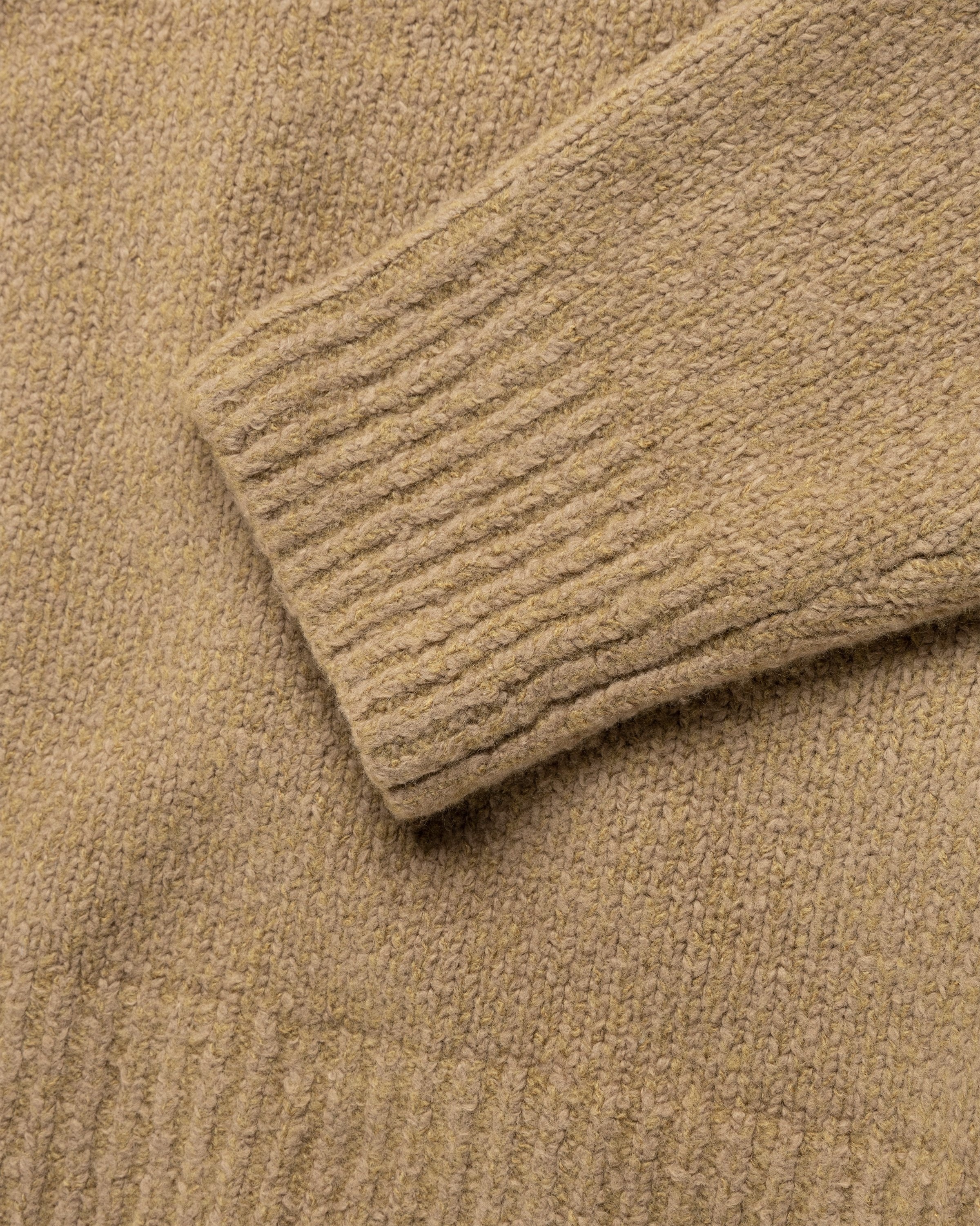Acne Studios – Wool Blend Jumper Camel Brown - Knitwear - Brown - Image 7