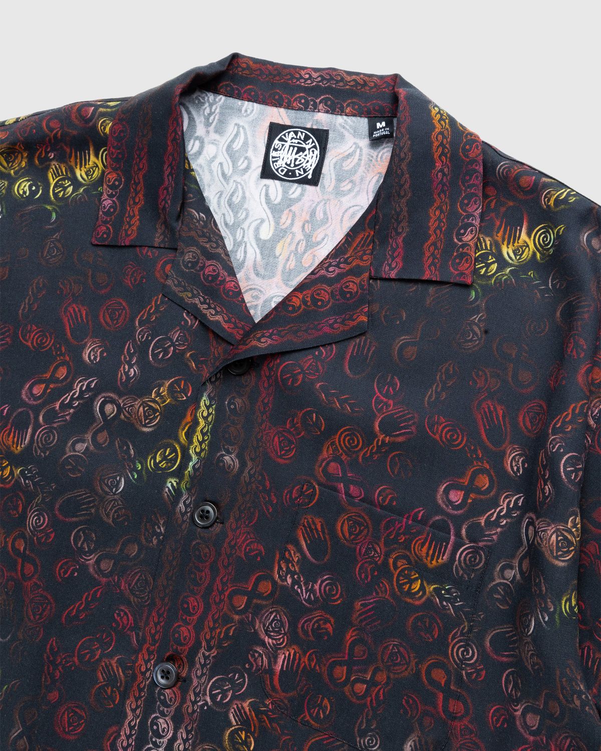 Stüssy x Dries van Noten – Foulard Shirt - Shirts - Red - Image 3