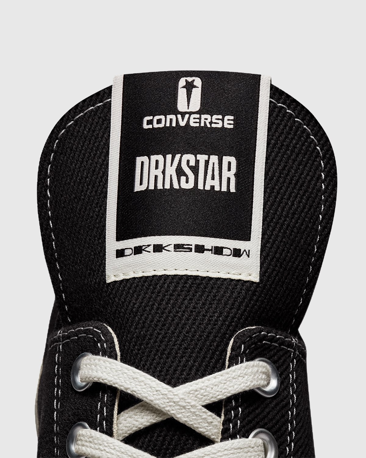 Converse x Rick Owens – DRKSTAR Chuck 70 Ox Black Egret Black - Low Top Sneakers - Black - Image 7