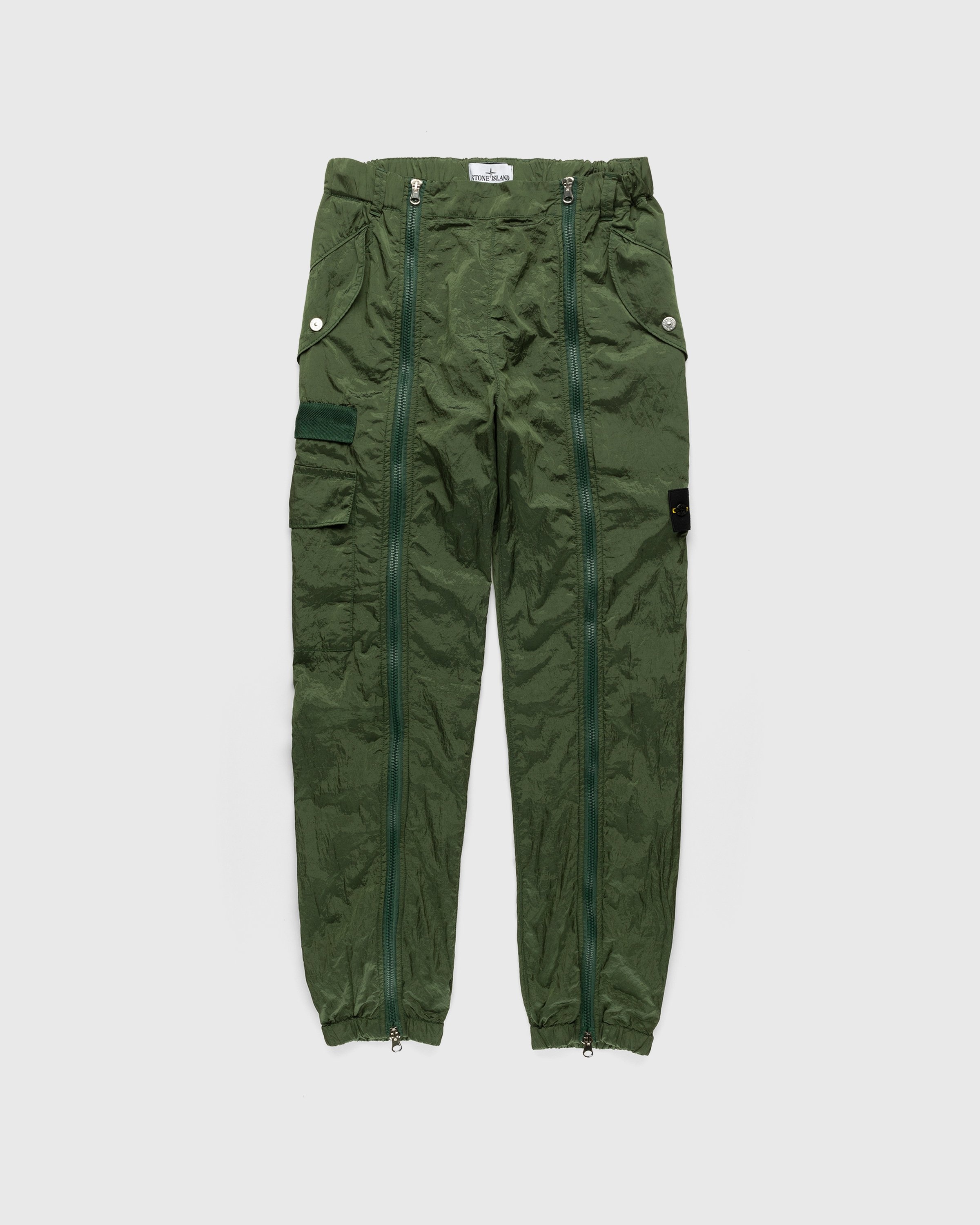 Stone Island – Nylon Metal Cargo Pants Olive - Pants - Green - Image 1