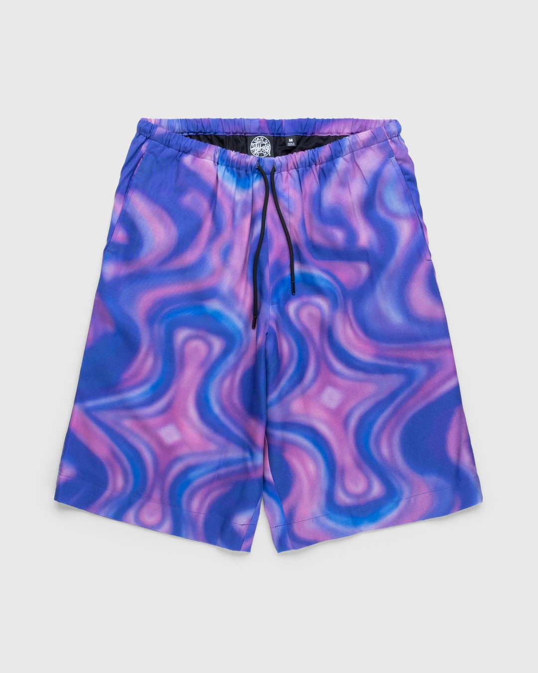 Stüssy x Dries van Noten – Airbrush Shrooms Shorts - Shorts - Purple - Image 1