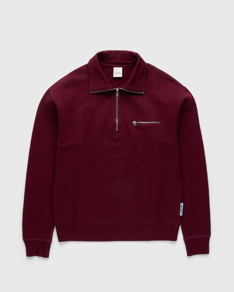 Classic Quarter Zip Fleece Bordeaux