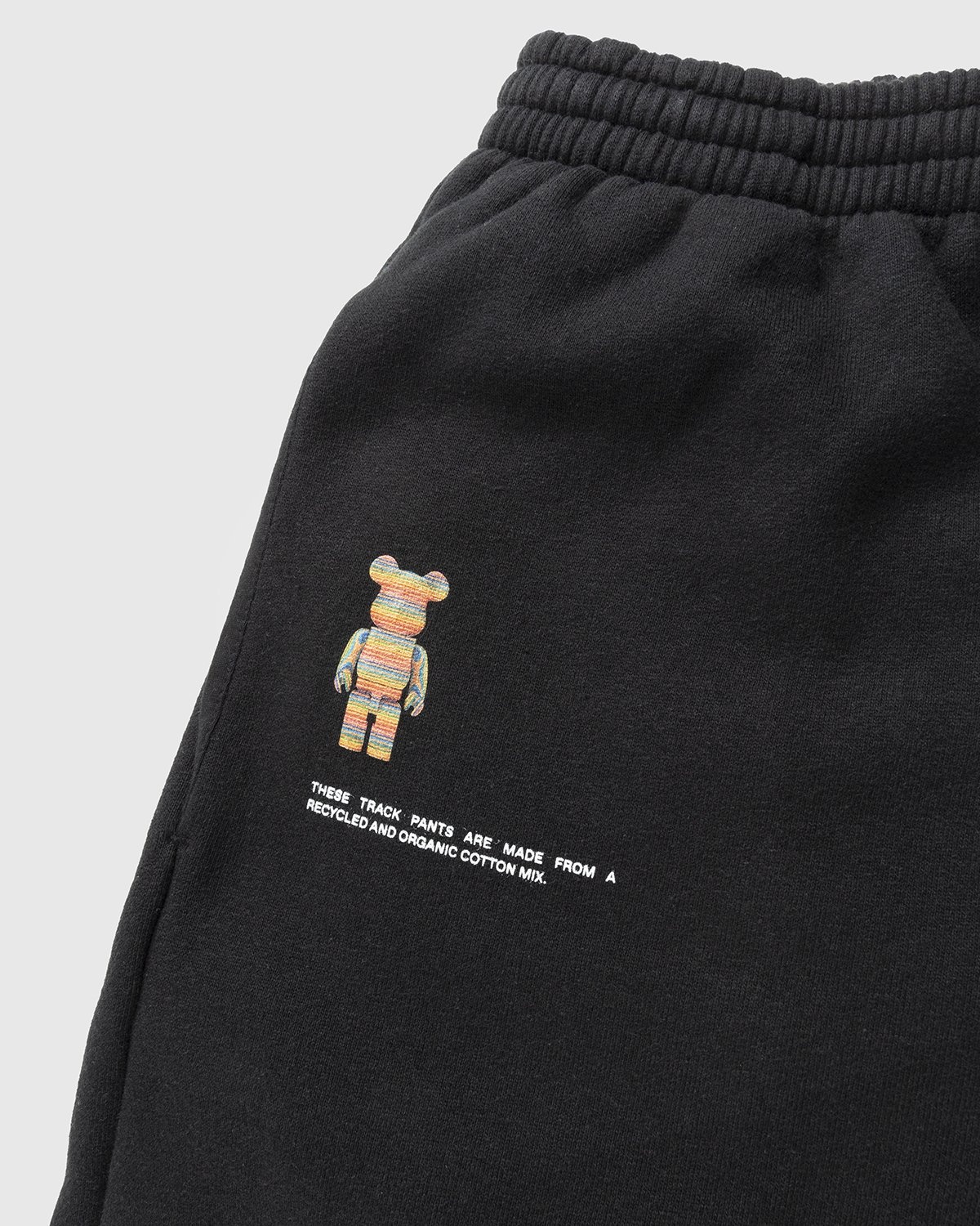 Pangaia x Haroshi – Be@rbrick Recycled Cotton Track Pants Black - Pants - Black - Image 7