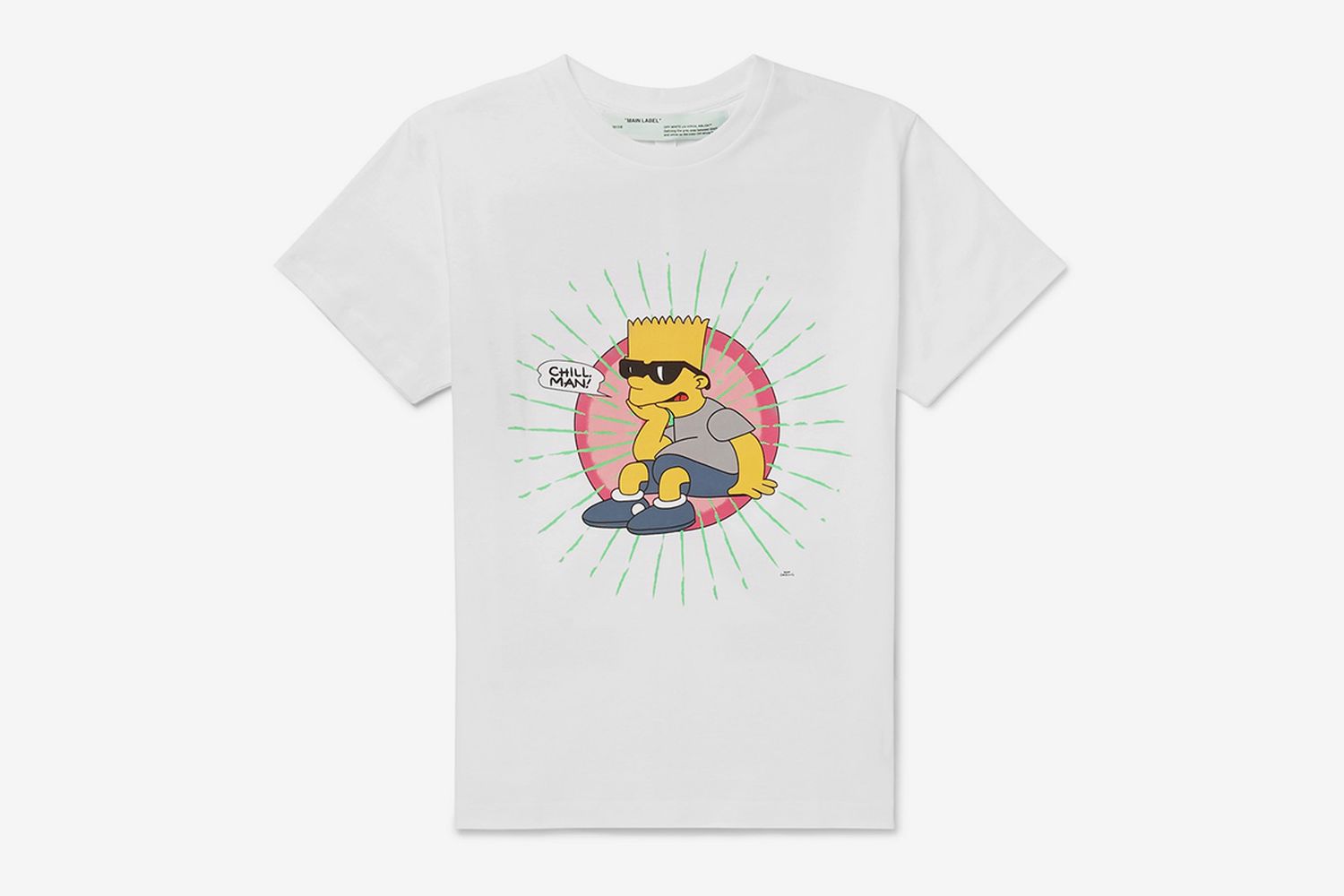 white simpsons shirt