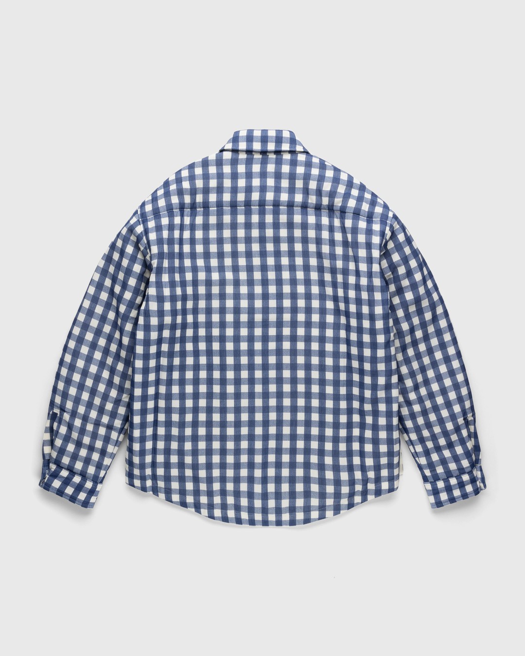 JACQUEMUS – La Chemise Boulanger Navy Checks - Shirts - Blue - Image 2