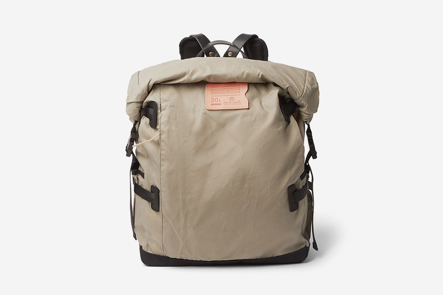 Basile Leather-Trimmed Backpack