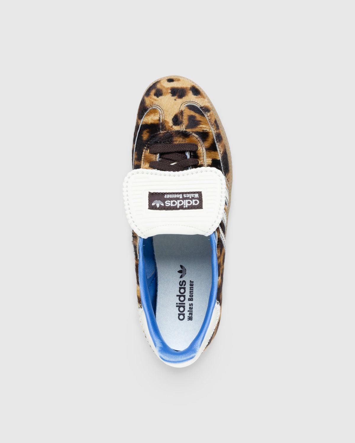 Adidas x Wales Bonner – Pony Leo Samba Dark Brown/Cream White - Sneakers - Brown - Image 5