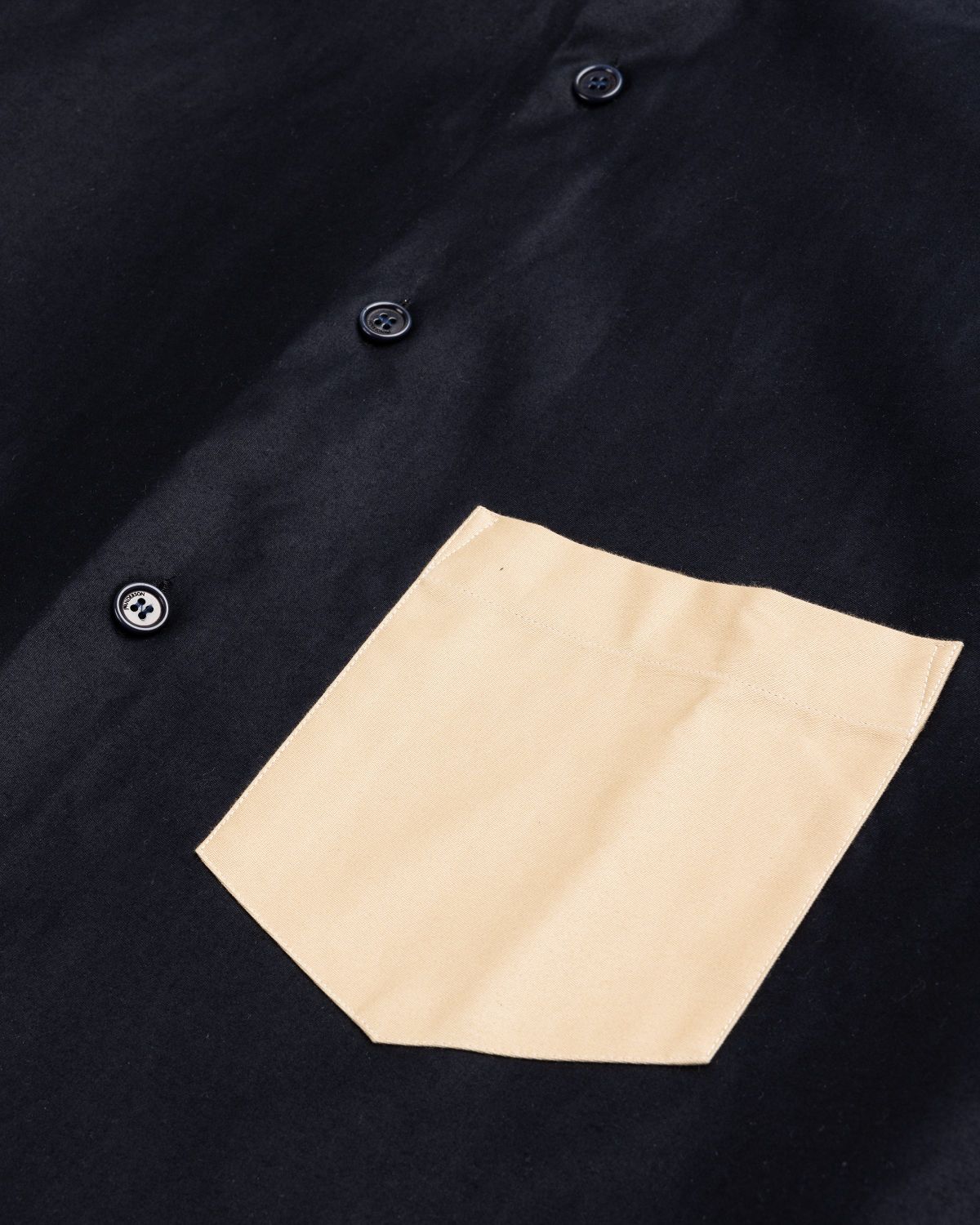 J.W. Anderson – Contrast Patch Pocket Oversized Shirt Navy Blue - Shirts - Blue - Image 8