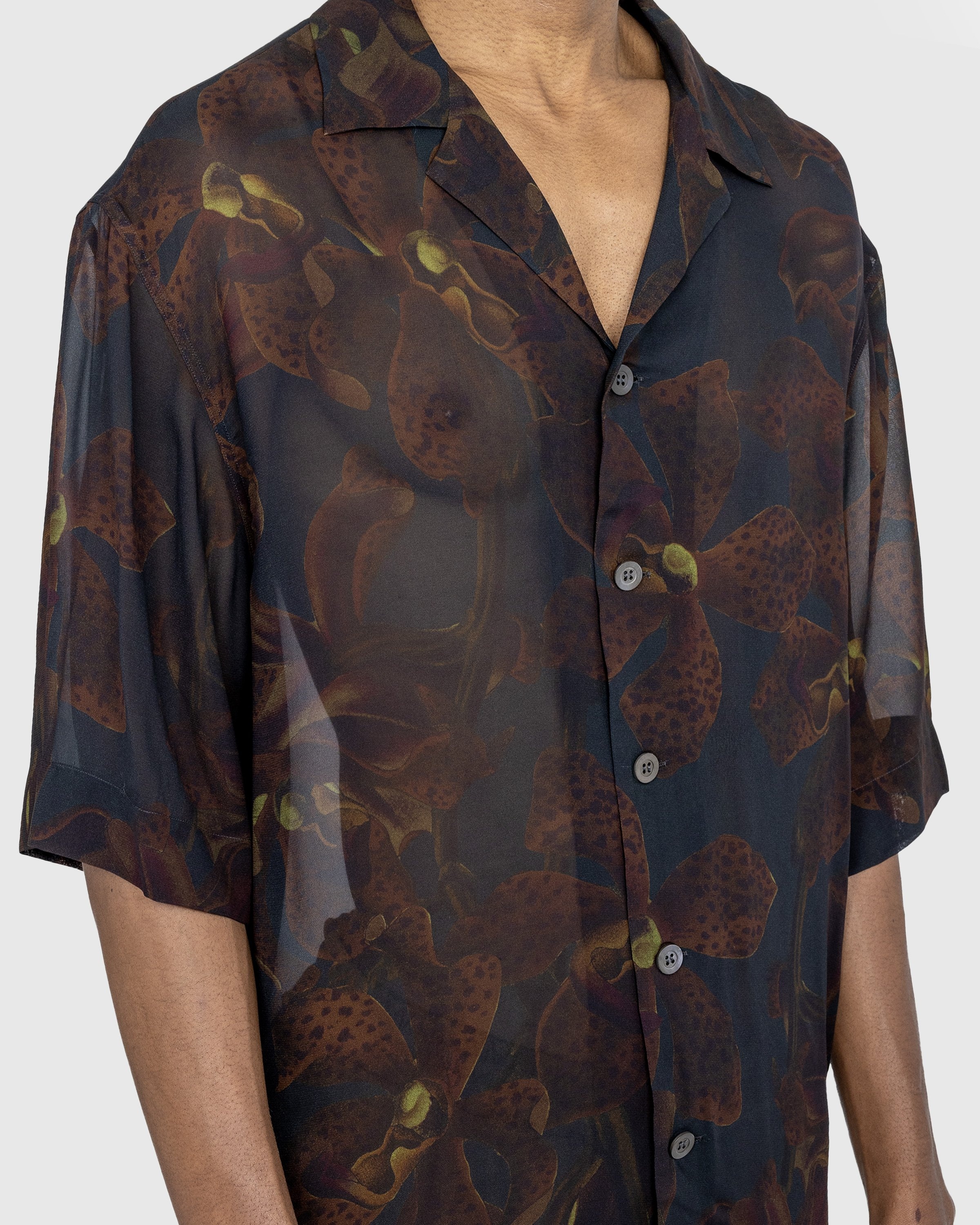Dries van Noten – Cassi Shirt Black - Shirts - Black - Image 4