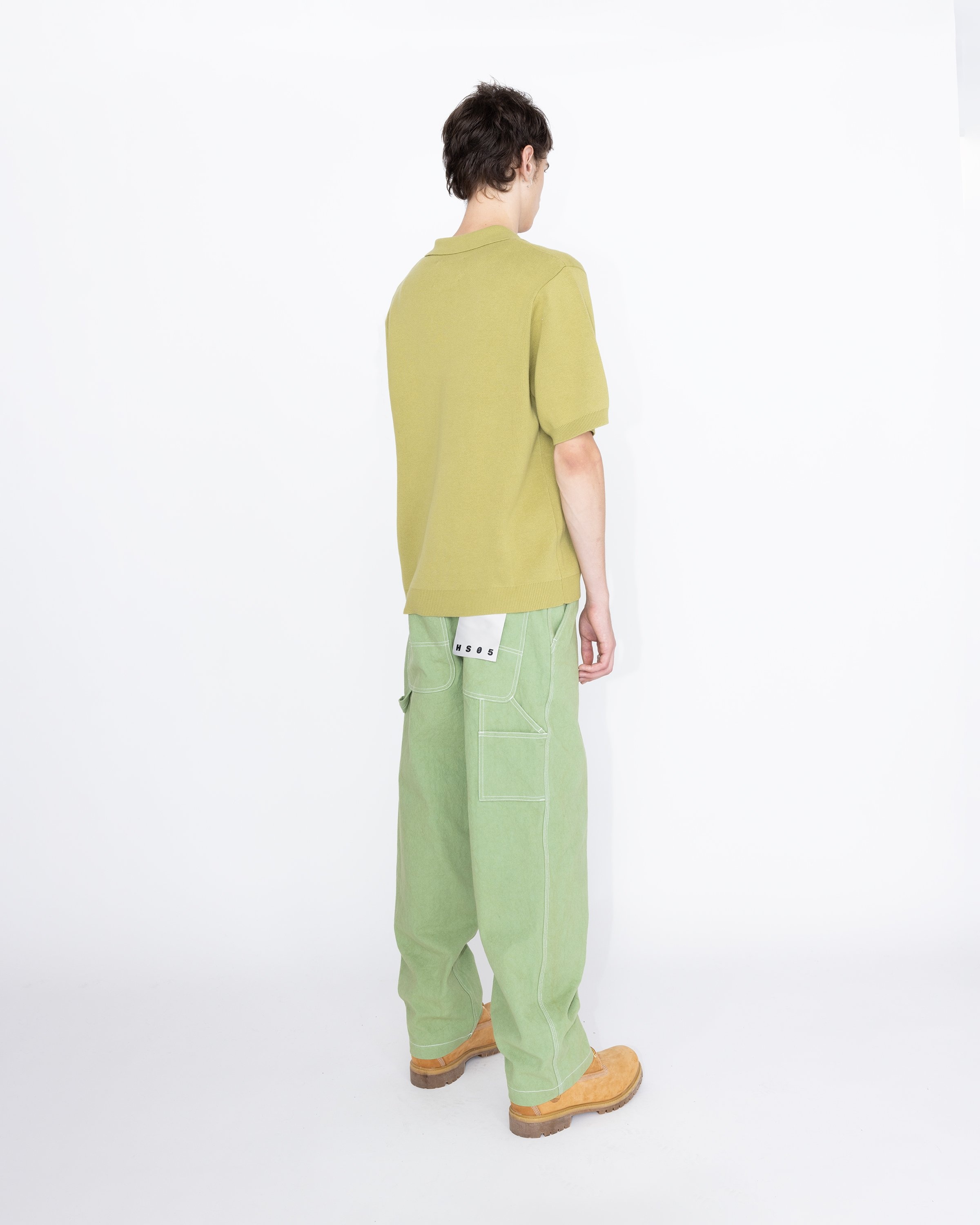 Highsnobiety HS05 – Cotton Knit Shirt Green - Shirts - Green - Image 5